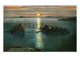 Whidbey Island, Washington - Sunset View on Puget Sound from Rosario Beach, c.1928 Prints