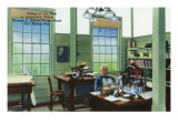 Fort Myers, Florida - T. Edison Winter Home, View of Edison at His Desk in Laboratory Office Photo
