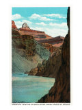 Grand Canyon Nat'l Park, Arizona - View of Zoroaster from the Colorado River, c.1932 Posters