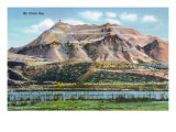 El Paso, Texas - Panoramic View of Mount Cristo Rey, c.1940 Posters