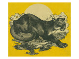 Nature Magazine - View of a Cougar, c.1948 Posters