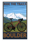 Mountain Bike - Boulder, Colorado, c.2009 Prints by Lantern Press 