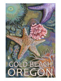 Gold Beach, Oregon Tidepools, c.2009 Posters by Lantern Press 
