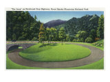 Great Smoky Mts. Nat'l Park, Tn - View of the Newfound Gap Highway "Loop", c.1936 Print