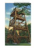 Great Smoky Mts. Nat'l Park, Tn - Close-Up View of the Clingman's Dome Observation Tower, c.1940 Prints