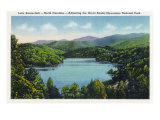 North Carolina - View of Lake Santeetlah Adjoining the Great Smoky Mts. Nat'l Park, c.1936 Posters