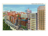 Boston, Massachusetts - Aerial View of Tremont Street, c.1933 Posters