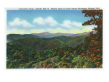 Great Smoky Mts. Nat'l Park, Tn - Clingman's Dome View, c.1940 Prints