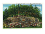 Great Smoky Mts. Nat'l Park, Tn - Close-Up of the Laura Spelman Rockefeller Memorial, c.1940 Posters