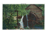 Great Smoky Mts. Nat'l Park, Tn - View of an Old Grist Mill, c.1946 Posters