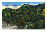 Great Smoky Mts. Nat'l Park, Tn - Scenic View of the Park from the Highway, c.1944 Art
