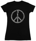 Juniors: Broken Peace T-shirts