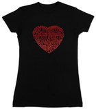 Juniors: Heart T-shirts