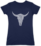 Juniors: Cow Skull T-shirts