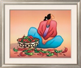 Chili Fiesta Poster by R. C. Gorman