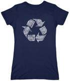 Women's: Recycle Symbol T-Shirts