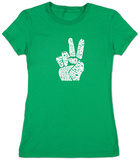 Juniors: Give Peace A Chance T-shirts