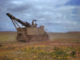 American Tank Hauler on the Move after the Battle of El Guettar Lámina fotográfica American Tank Hauler on the Move after the Battle of El Guettar Lámina fotográfica