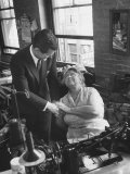 Edward M. Kennedy During Campaign for Election in Senate Democratic Primary Lámina fotográfica por Carl Mydans