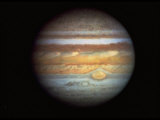 First True-Color Photo of Planet Jupiter Taken from Hubble Space Telescope Impressão fotográfica