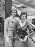 American Airlines Stewardesses Lámina fotográfica por Peter Stackpole
