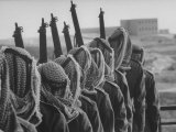 Arab Legion Standing in Formation Lámina fotográfica