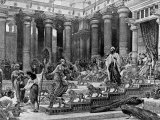 King Solomon Receiving the Queen of Sheba Lámina fotográfica King Solomon Receiving the Queen of Sheba Lámina fotográfica