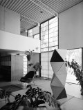 Interior of the Home of Designer Charles Eames Lámina fotográfica