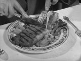 Steak Lámina fotográfica por Bernard Hoffman
