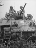 Chinese Army in Tank During Burma Campaign Lámina fotográfica Chinese Army in Tank During Burma Campaign Lámina fotográfica