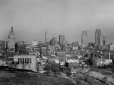 Kansas City Skyline Lámina fotográfica