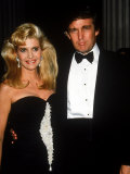 Real Estate Developer Donald Trump with Wife Ivana Lámina fotográfica de primera calidad