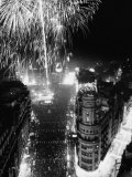 Fireworks During Festival Premium fotografisk trykk av Carlo Bavagnoli