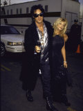 Motley Crue Member Nikki Sixx and Wife, Actress Donna D'Errico Lámina fotográfica de primera calidad por Mirek Towski