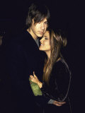 Musician John Oszajca and Girlfriend Lisa Marie Presley Lámina fotográfica de primera calidad por Marion Curtis