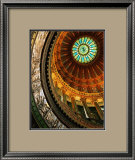 Interior of Rotunda of State Capitol Building, Springfield, United States of America Pôsters por Richard Cummins