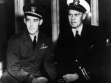 Future Us President Gerald R. Ford as a Navy Lt. During Wwii Lámina fotográfica Future Us President Gerald R. Ford as a Navy Lt. During Wwii Lámina fotográfica