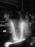 Pouring of Molten Steel Fotoprint Pouring of Molten Steel Fotoprint
