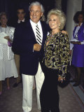 Television Personality Merv Griffin and Actress Eva Gabor Lámina fotográfica de primera calidad por David Mcgough