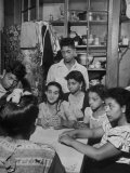 Family of Immigrants from Puerto Rico Lámina fotográfica Family of Immigrants from Puerto Rico Lámina fotográfica