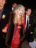 Lead Singer of Rock Group Fleetwood Mac, Stevie Nicks Fototryk i høj kvalitet