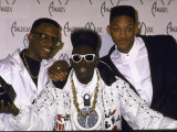 Rap Artists Dj Jazzy Jeff, Flavor Flav and Will Smith at the American Music Awards Lámina fotográfica de primera calidad