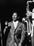 Singer Lloyd Price Performing Lámina fotográfica de primera calidad