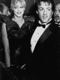 Actors Sylvester Stallone and Brigitte Nielsen at Film Premiere of His Actors Sylvester Stallone and Brigitte Nielsen at Film Premiere of His