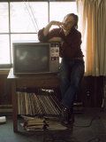 Musician Stephen Stills at Home Fototryk i høj kvalitet