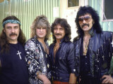 Ozzy Osbourne and Members of Heavy Metal Rock Group, Black Sabbath Lámina fotográfica de primera calidad por Ann Clifford