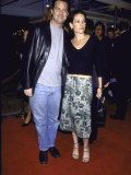 Actor Matthew Perry and Girlfriend Rene Ashton at Film Premiere of 