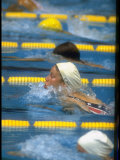 Cathy Carr Swimming in a Race at the Summer Olympics Lámina fotográfica de primera calidad Cathy Carr Swimming in a Race at the Summer Olympics Lámina fotográfica de primera calidad
