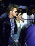 Actor Sean Penn and Singer Madonna Fototryk i høj kvalitet af David Mcgough Actor Sean Penn and Singer Madonna Fototryk i høj kvalitet af David Mcgough