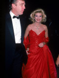 Real Estate Developer Donald Trump and Wife Ivana Lámina fotográfica de primera calidad por Ann Clifford